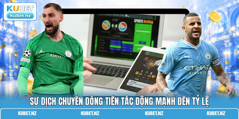 Sự dịch chuyển dòng tiền tác động mạnh đến tỷ lệ